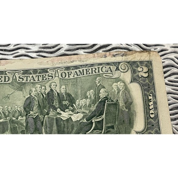 2009 series A 2 dollar bill rare serial number A01927989 A - Picture 6 of 8